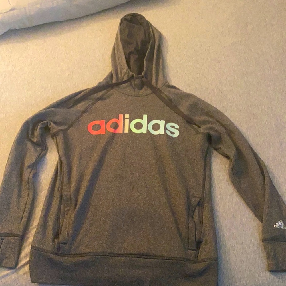 Adidas, women’s M, grey